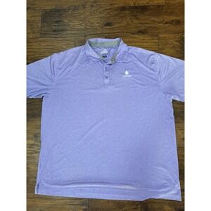 Ahead Golf Polo The Pines Mens Size XXL Purple Performance Short Sleeve